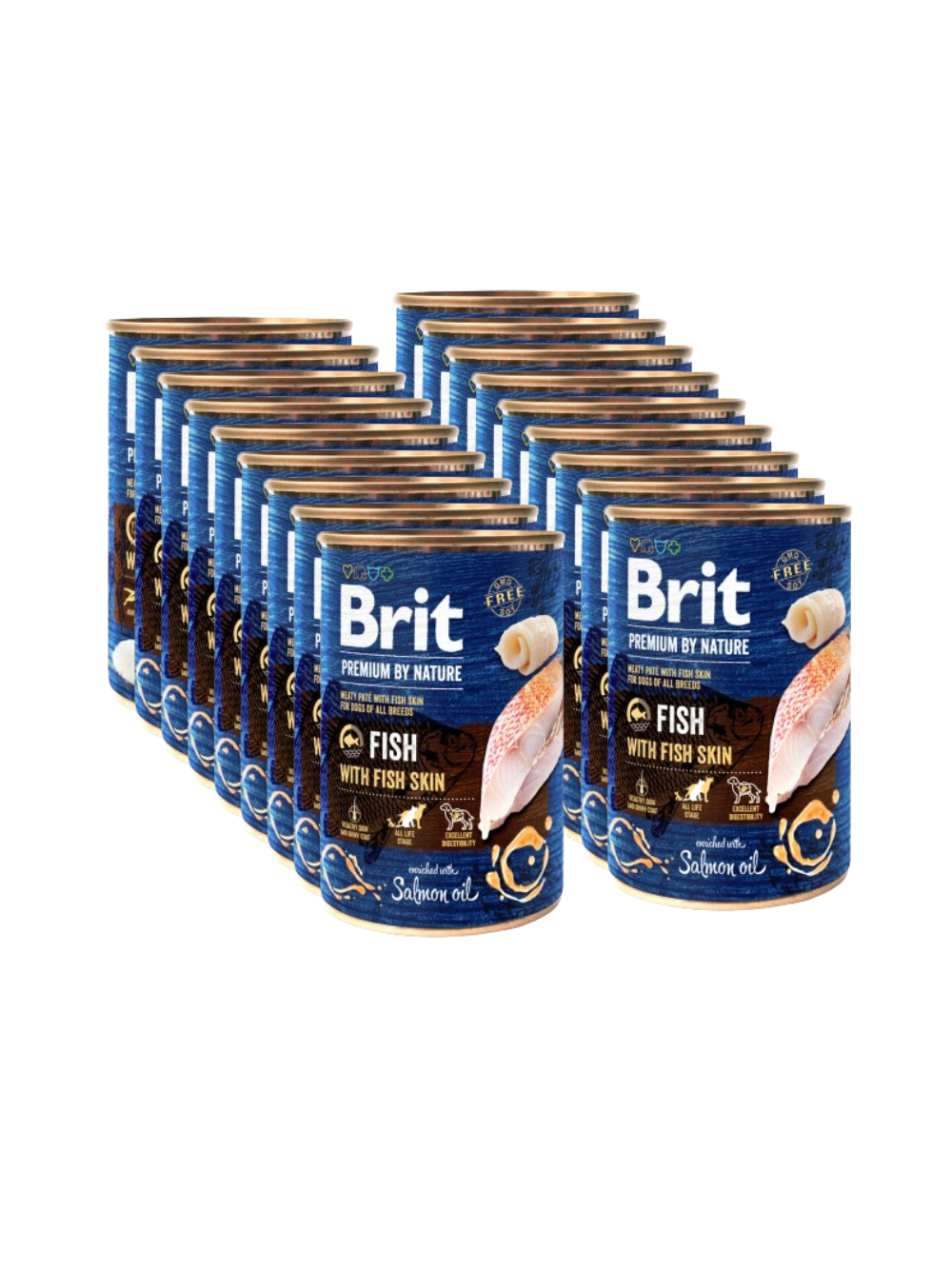 Brit Premium by Nature Fish with Fish Skin 18x400g