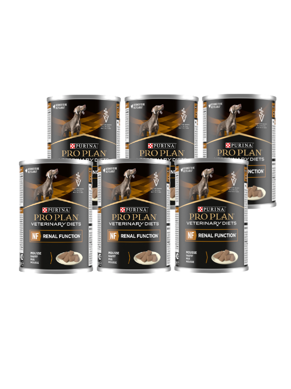 PRO PLAN Veterinary Diets NF Renal Function Karma mokra dla psa mus 6x400g