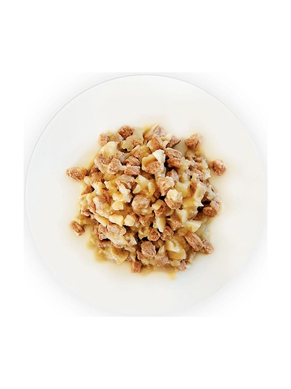 Super Benek World Cuisines Karma pełnoporcjowa dla dorosłych kotów. Potrawka po holendersku z kurczakiem w jajecznej galaretce 100g