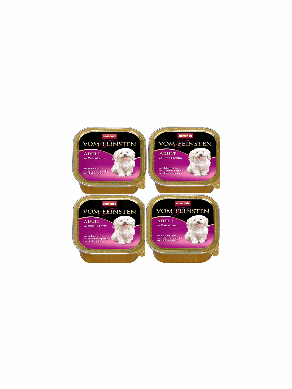 ANIMONDA Dog Vom Feinsten Adult smak: indyk i jagnięcina 22x150g