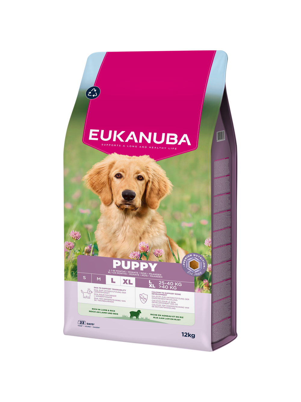 EUKANUBA Puppy&Junior Lamb&Rice Large Breeds 12kg