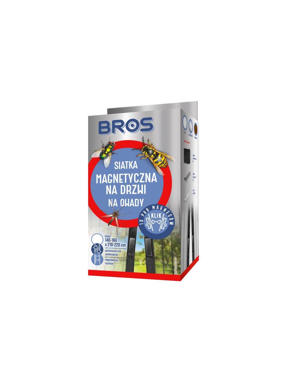 BROS - SSiatka magnetyczna na drzwi KLIK! 160x220 (biała)