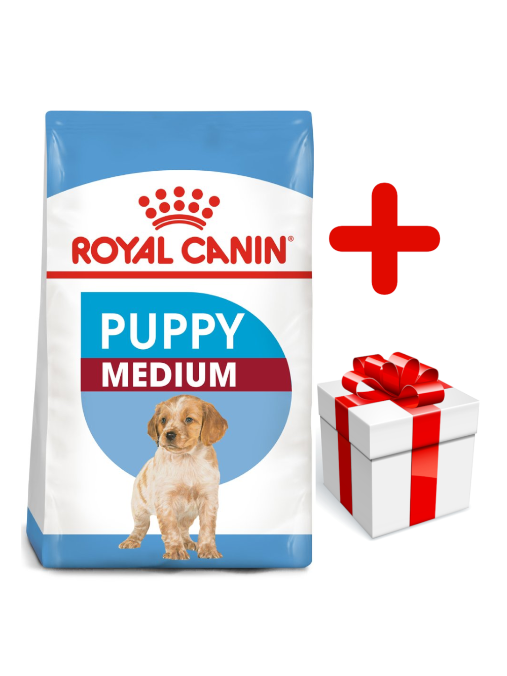 ROYAL CANIN Medium Puppy 15kg karma sucha dla szczeniąt, od 2 do 12 miesiąca, ras średnich + niespodzianka dla psa GRATIS!