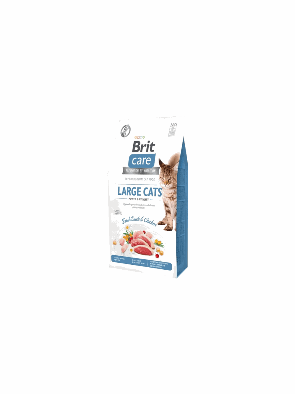 BRIT Care Grain-Free Large Cats Power & Vitality  2kg + niespodzianka dla kota GRATIS!
