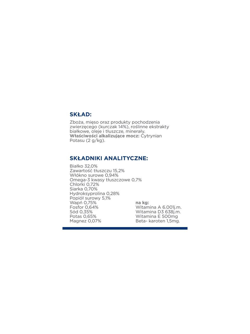 HILL'S PD Prescription Diet Feline c/d Multicare Kurczak 3kg Opakowanie uszkodzone (5427,9068)!!