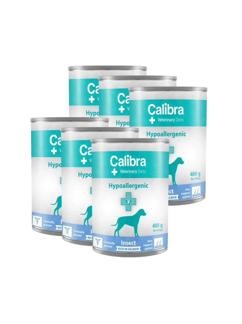Calibra Veterinary Diets Dog Hypoallergenic Insect & Salmon 6x400g