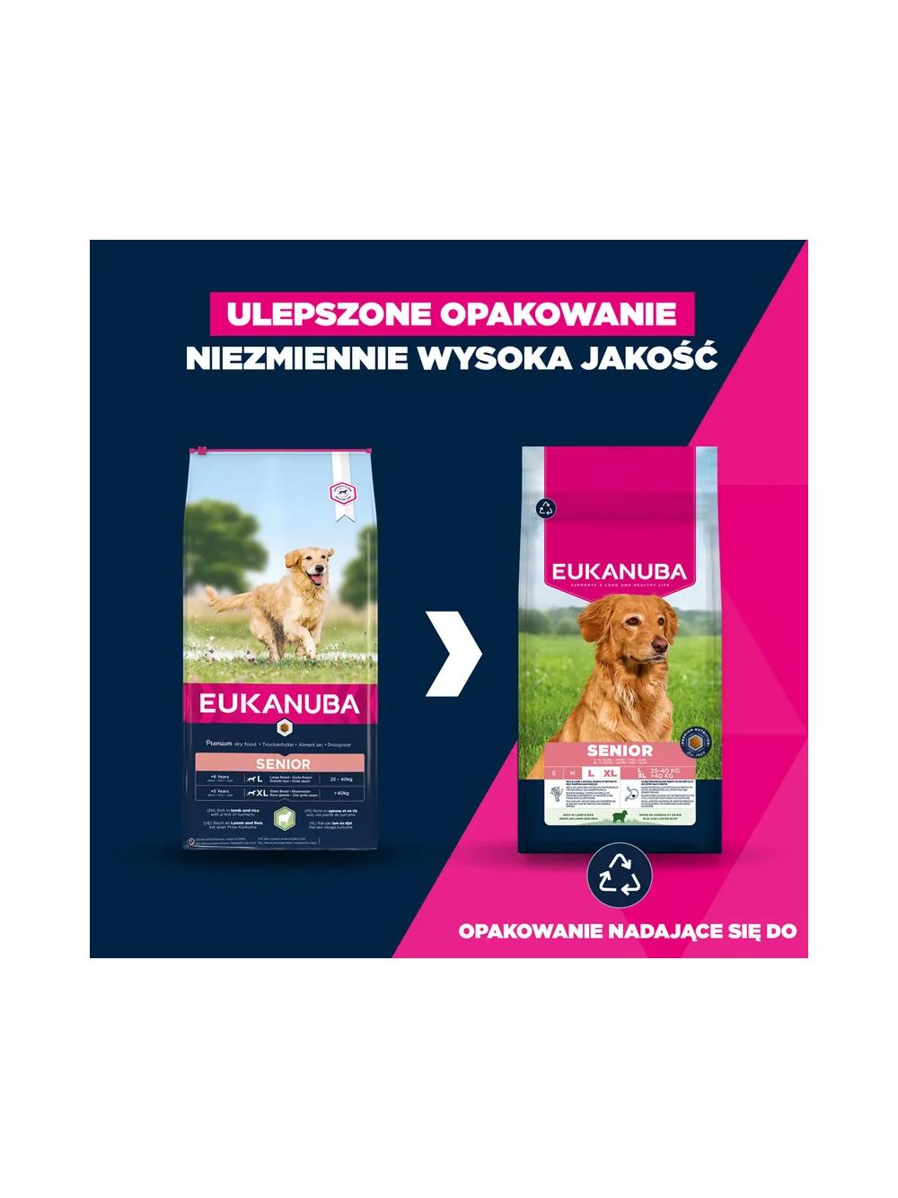 EUKANUBA Mature&Senior Large Lamb & Rice 12kg