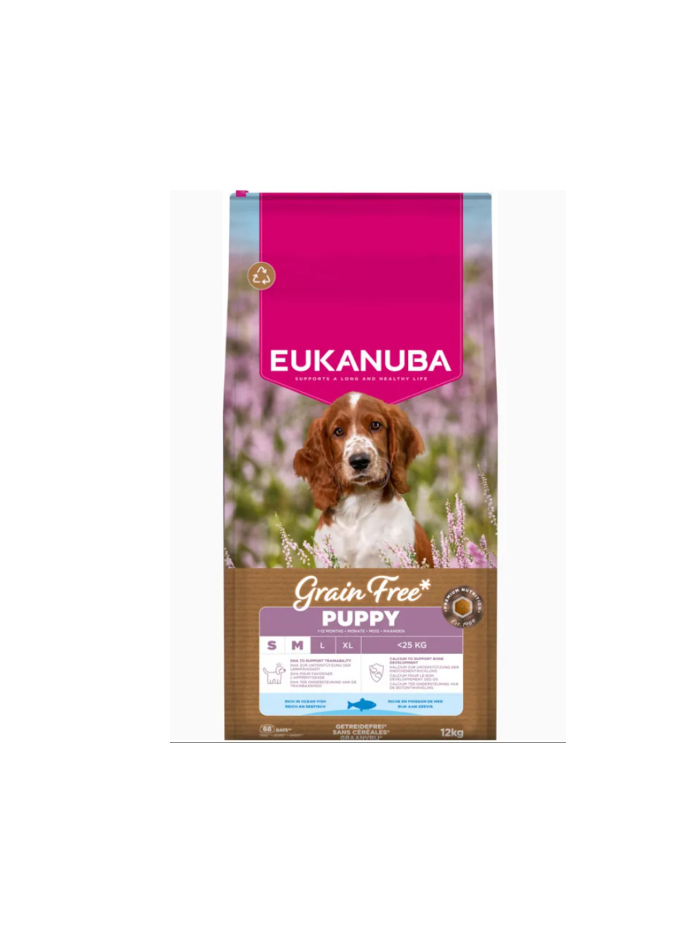 EUKANUBA Puppy&Junior Small/Medium Grain Free 12kg
