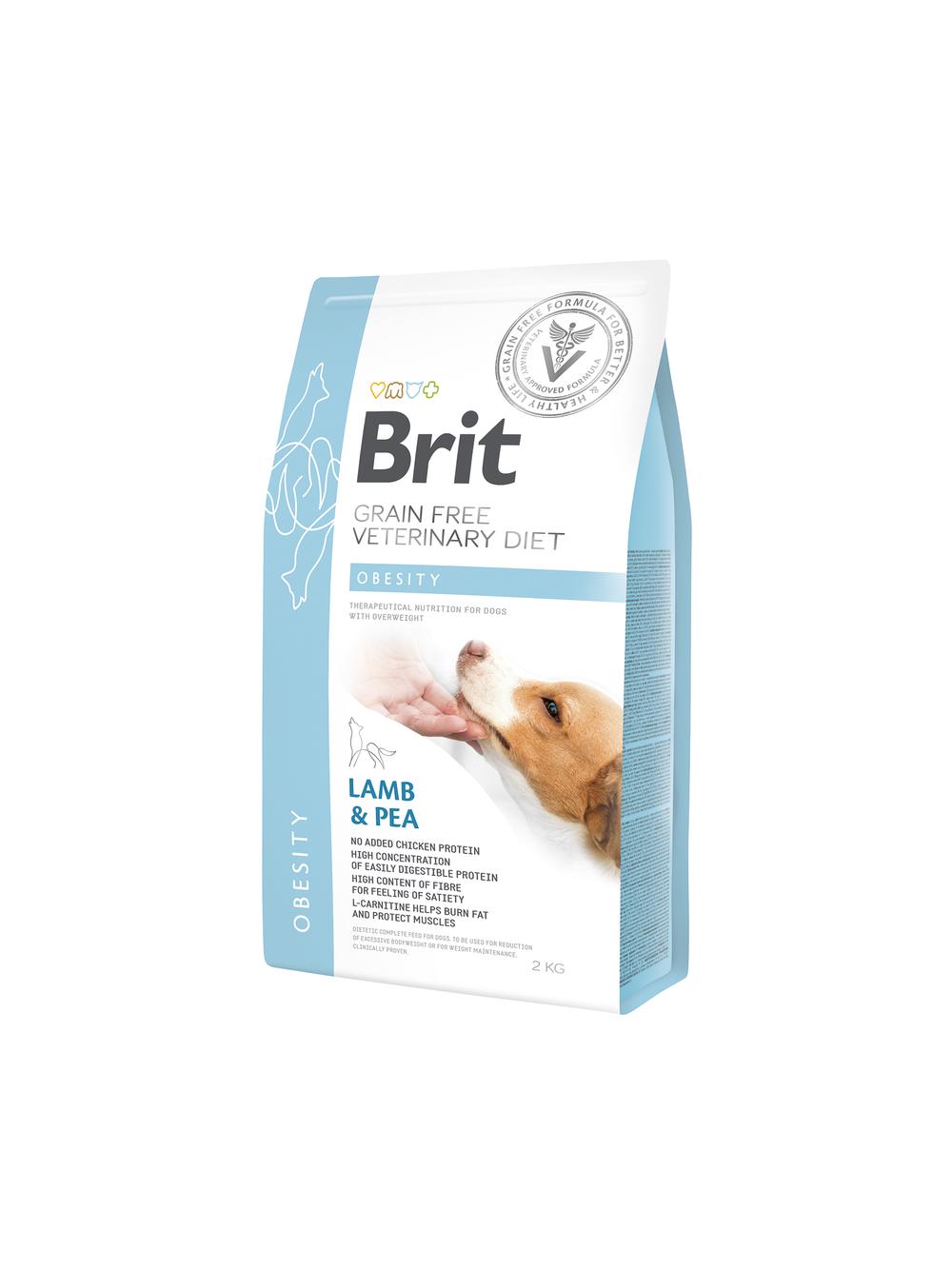Brit GF veterinary diets dog Obesity 2 kg