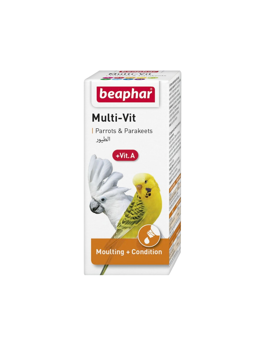 Beaphar MULTI-VIT PARROTS 20ML - preparat witaminowy dla papug