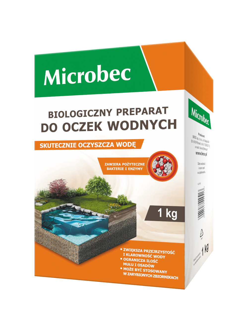 BROS MICROBEC biologiczny preparat do oczek wodnych 1 kg