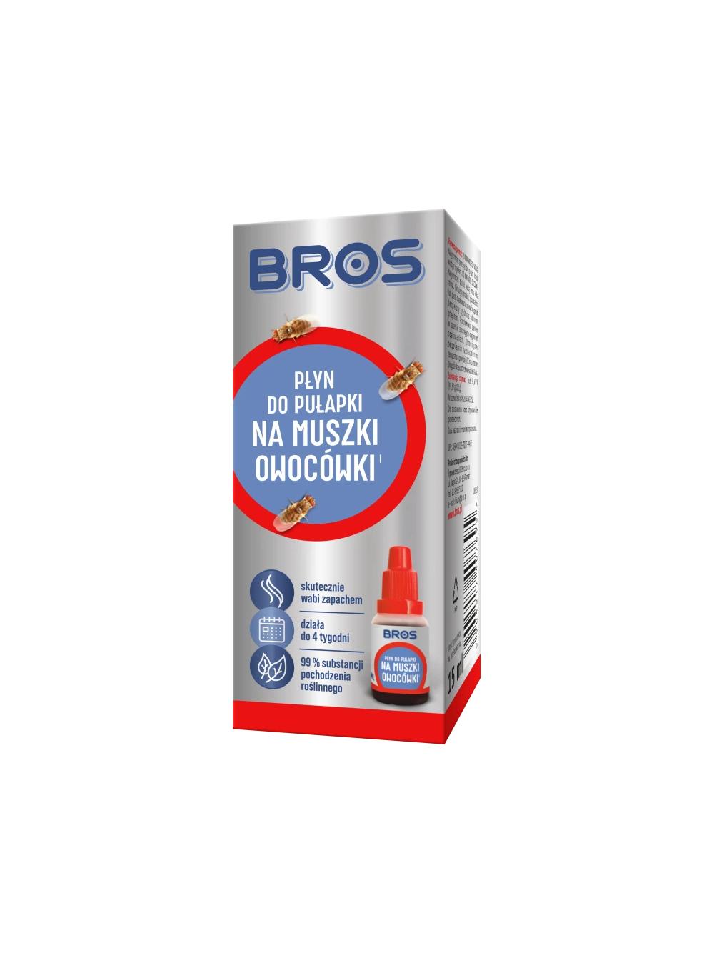 BROS Płyn do pułapki na muszki owocówki 15ml