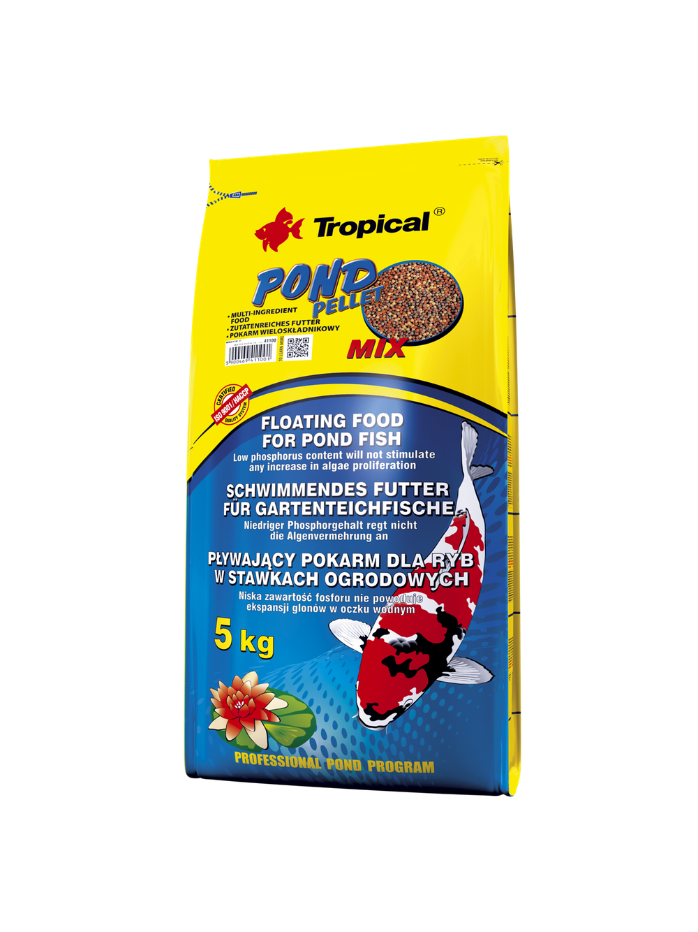TROPICAL Pond Pellet Mix 5kg/ opakowanie uszkodzone (7695)!!!