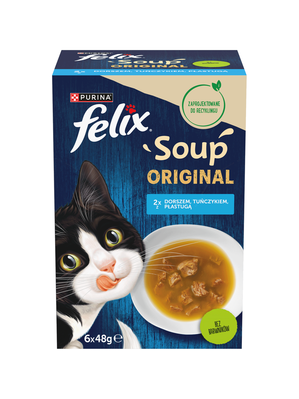 FELIX Soup Original Rybne smaki 8x(6x48g)