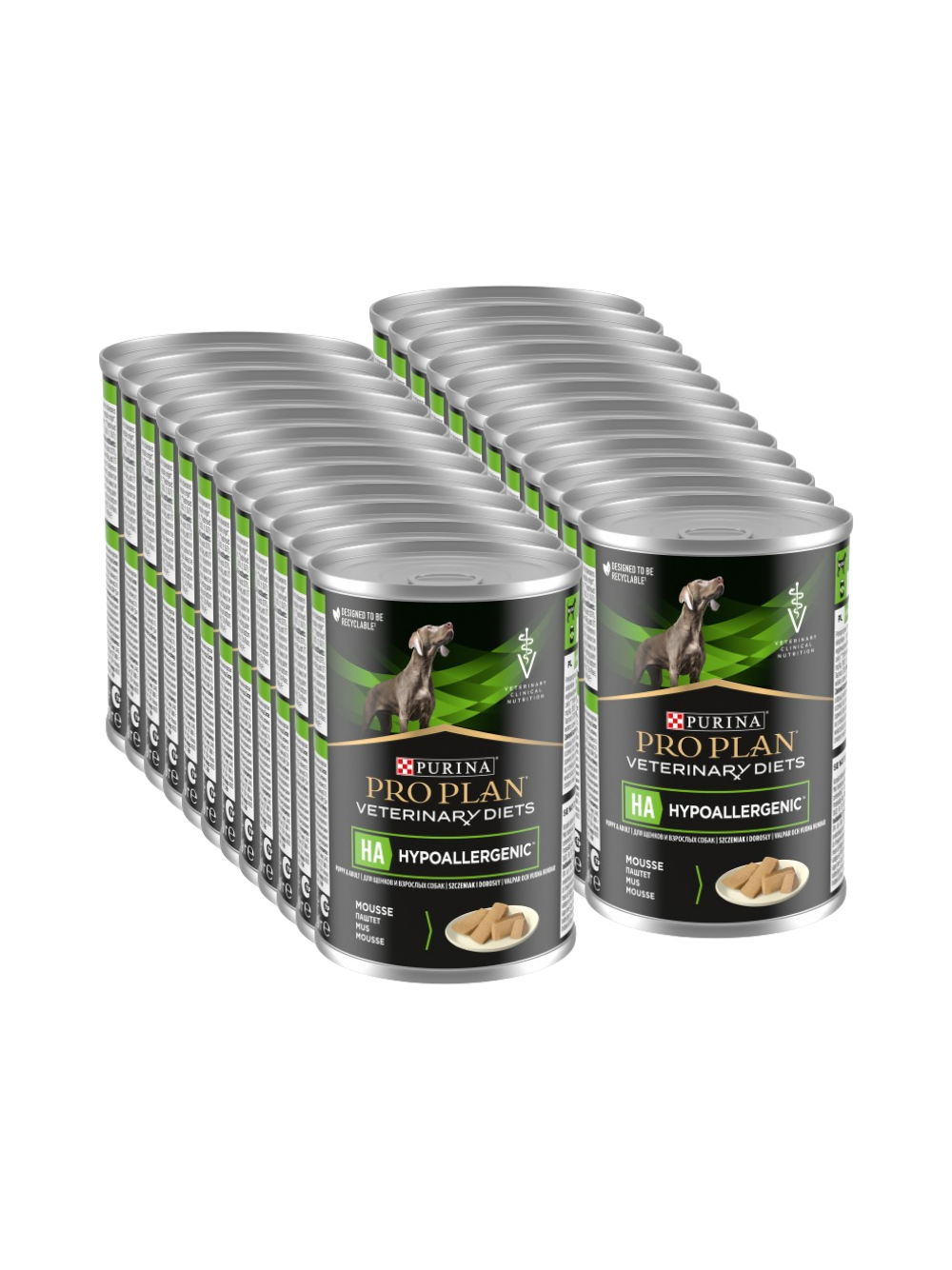 PRO PLAN Veterinary Diets HA Hypoallergenic Karma mokra dla psa mus 24x400g