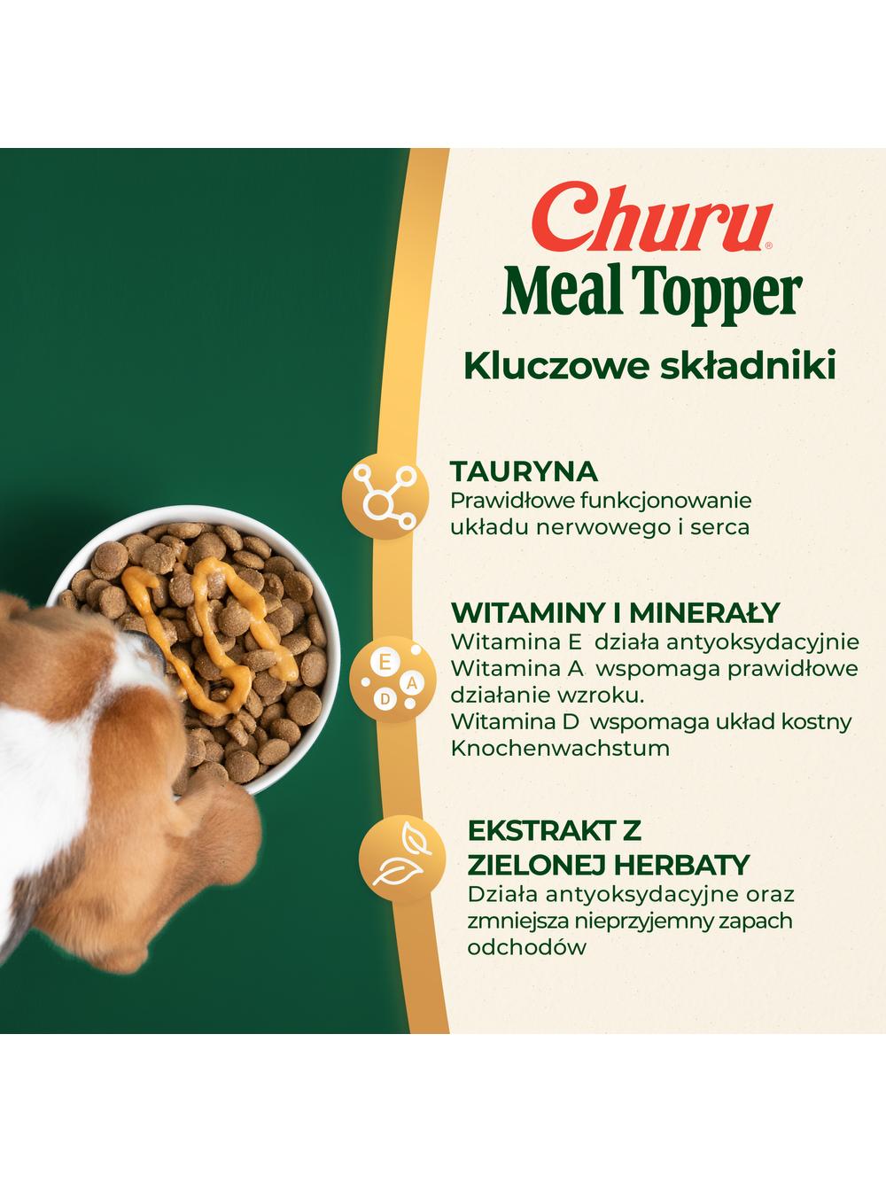 INABA  Dog Meal Topper Chicken With Cheese Recipe 4x14 (56g)