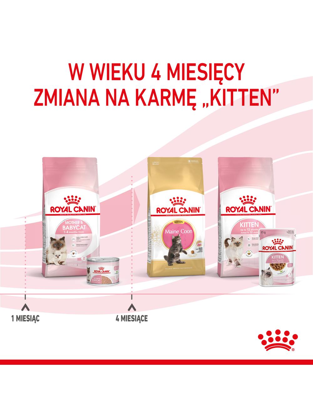 ROYAL CANIN®   Babycat Instinctive Mousse 195 g puszka karma mokra, mus dla kociąt od odsadzenia do 4 miesiąca życia