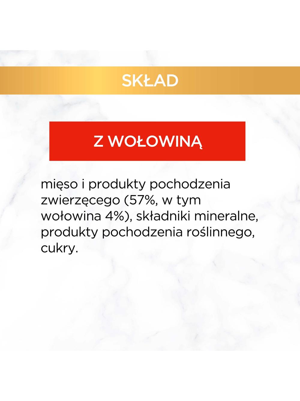 Purina Gourmet Gold mus z wołowiną 85g