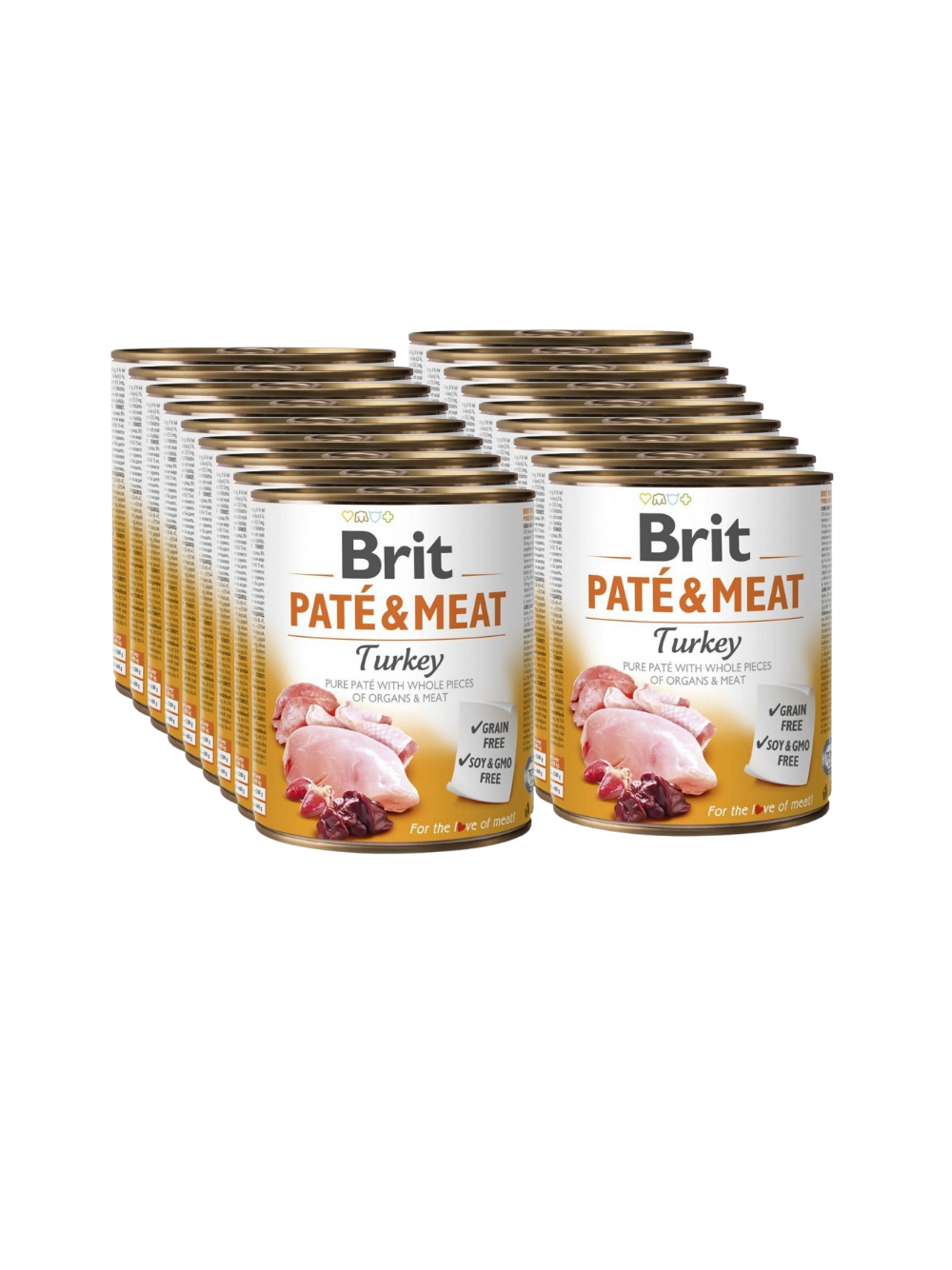 BRIT PATE & MEAT TURKEY 18x800g