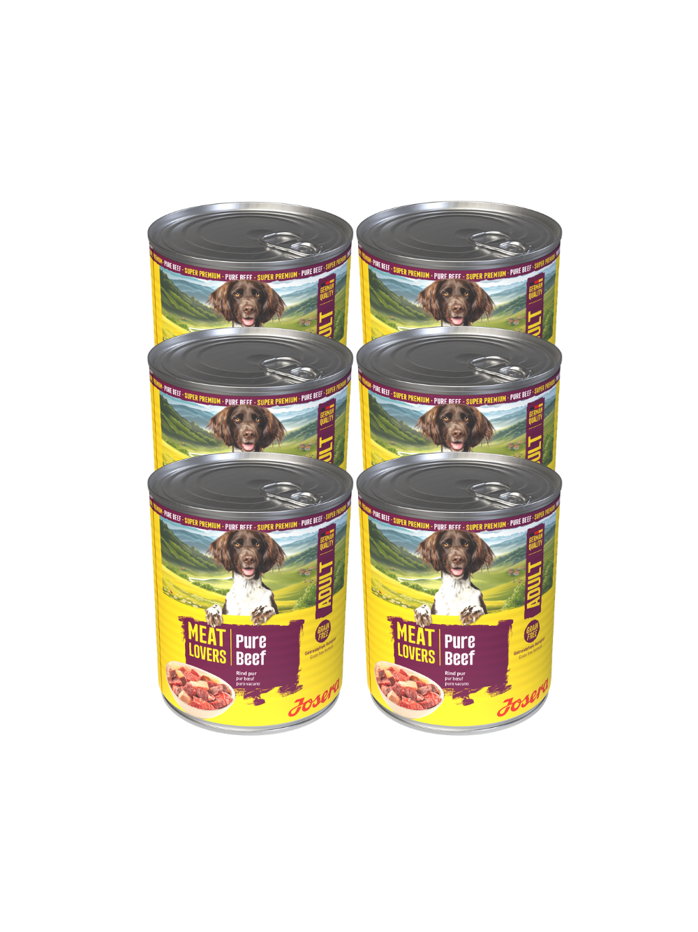 JOSERA Meatlovers Pure Wołowina 6x 800g