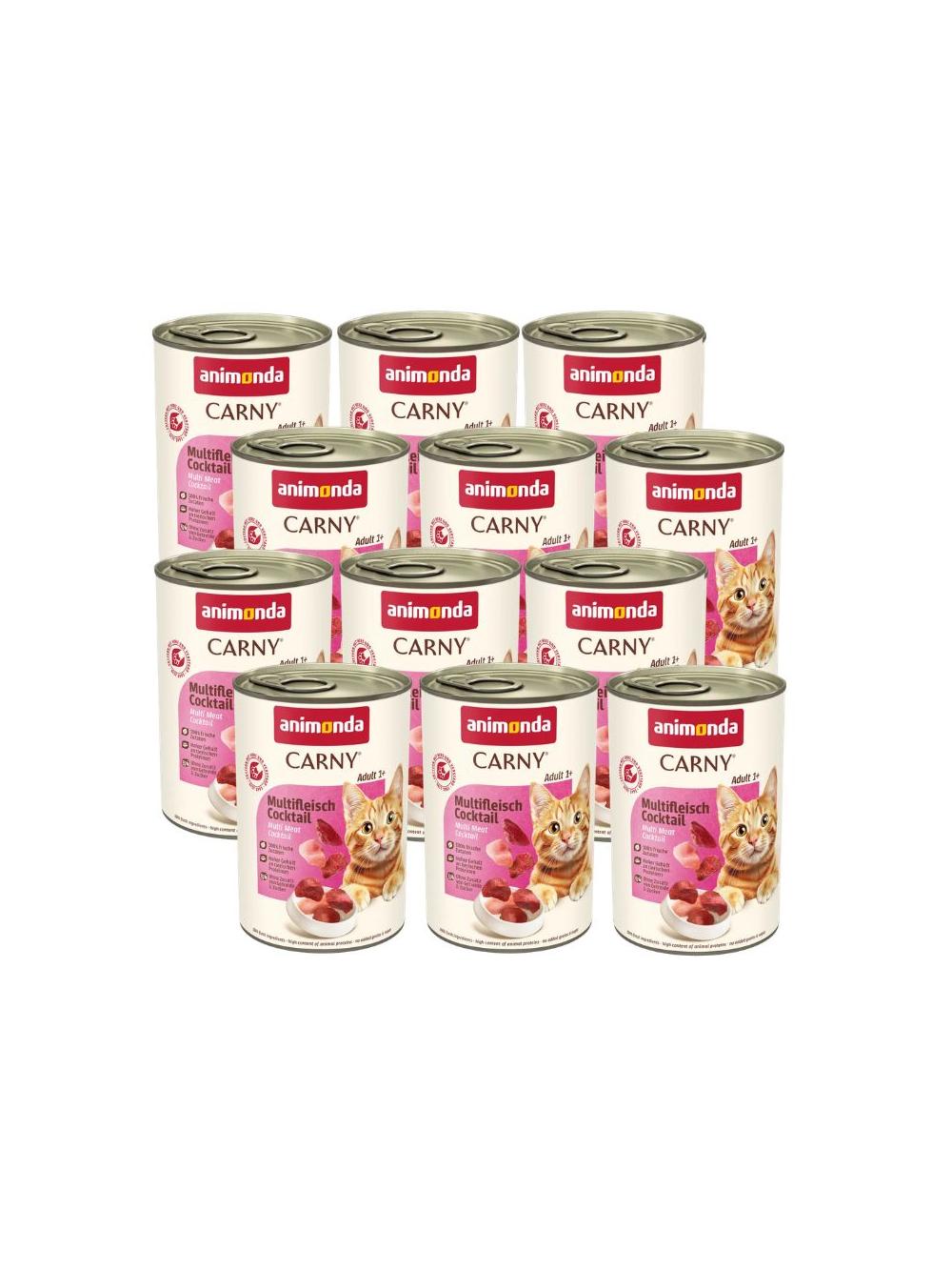 ANIMONDA Cat Carny Adult smak: multi koktajl mięsny 12 x 400g