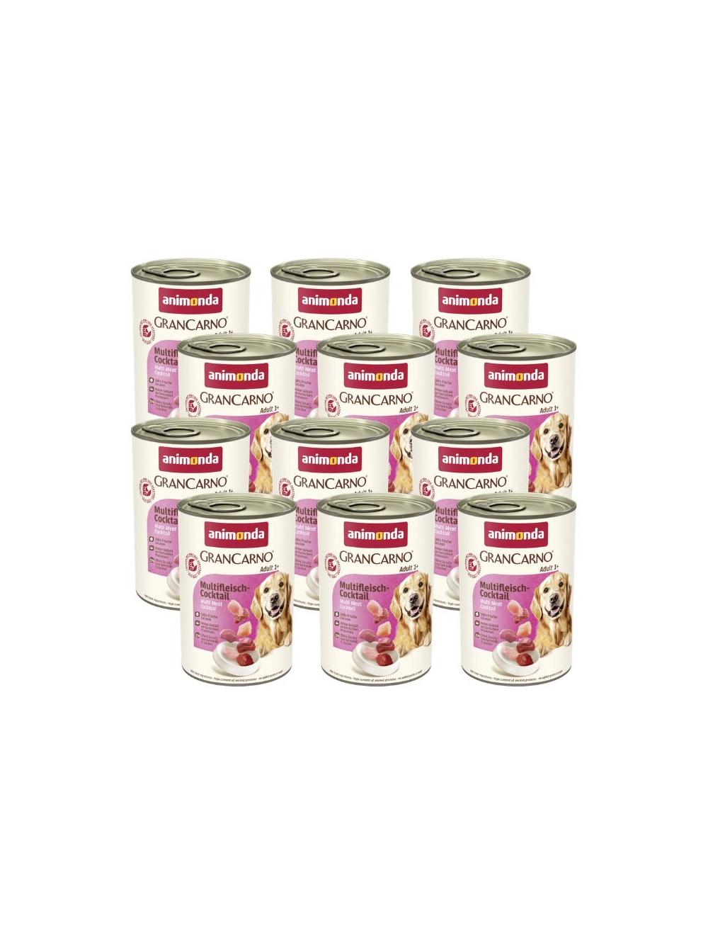 ANIMONDA GranCarno Adult Dog smak: Koktajl mięsny  12 x 400g