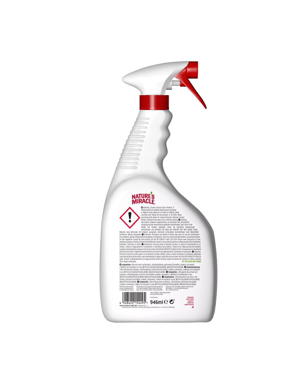 Nature's Miracle URINE Stain&Odour REMOVER CAT 946ml