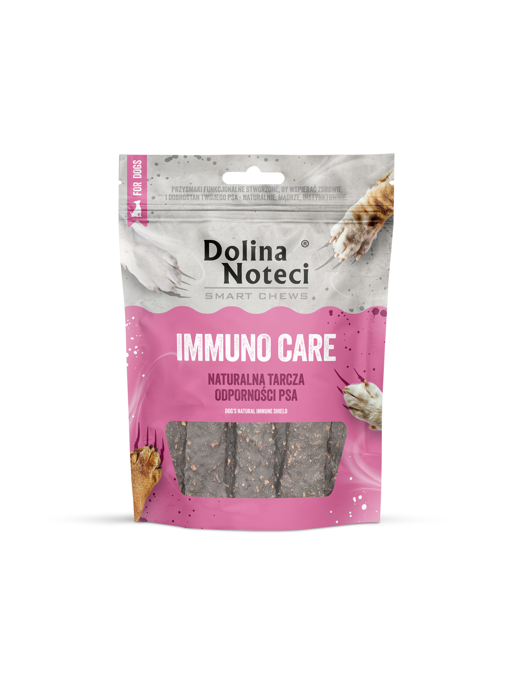 DOLINA NOTECI Smart Chews Immuno Care przysmaki dla psa 100 g 3+1 GRATIS!