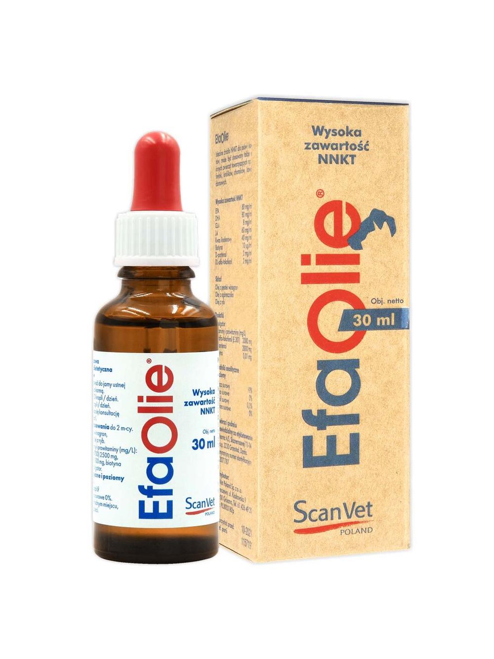 EFA Olie 30ml Naturalny preparat wspomagający leczenie chorób skóry
