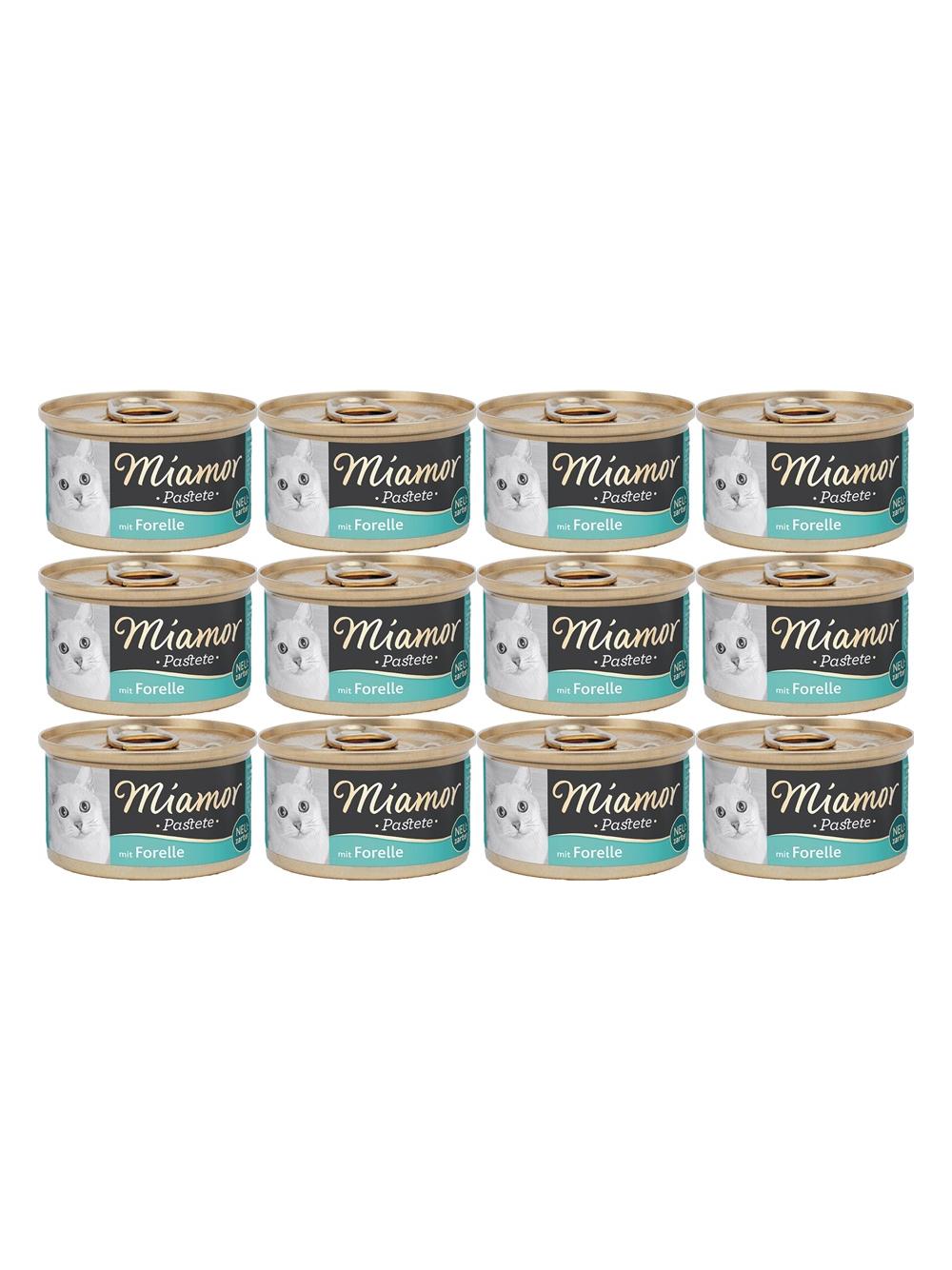 Miamor Pastete pstrąg 12x85g puszka