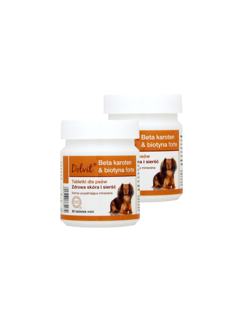 Dolvit Beta karoten & biotyna forte Mini 2x90 tabletek
