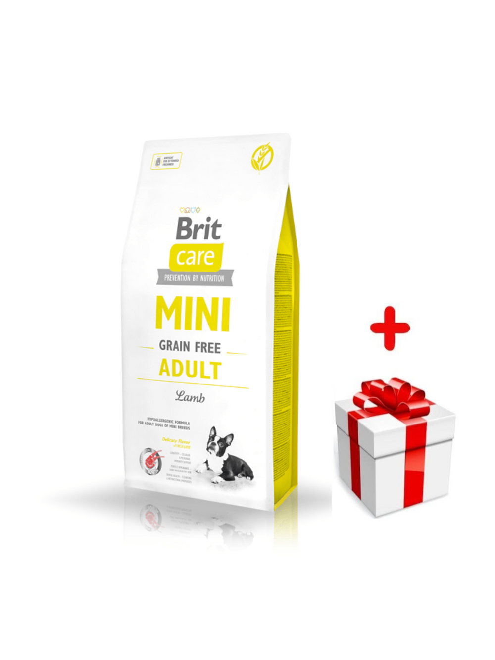 BRIT CARE Mini Grain-Free Adult Lamb 400g + niespodzianka dla psa GRATIS!