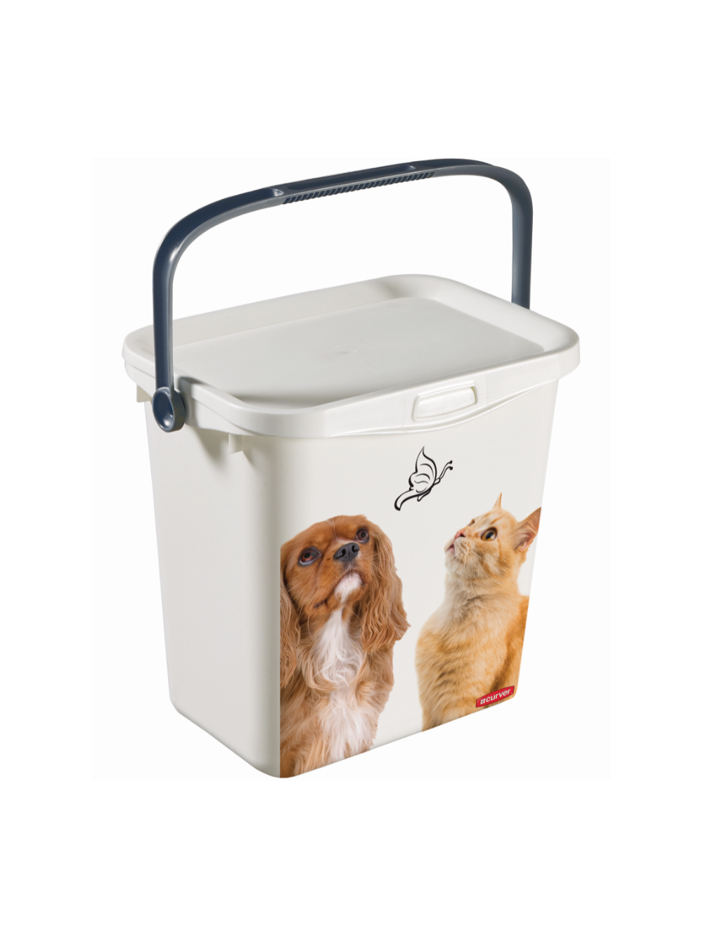 CURVER Petlife Multibox- pojemnik na karmę 6L 24x17x24cm biały