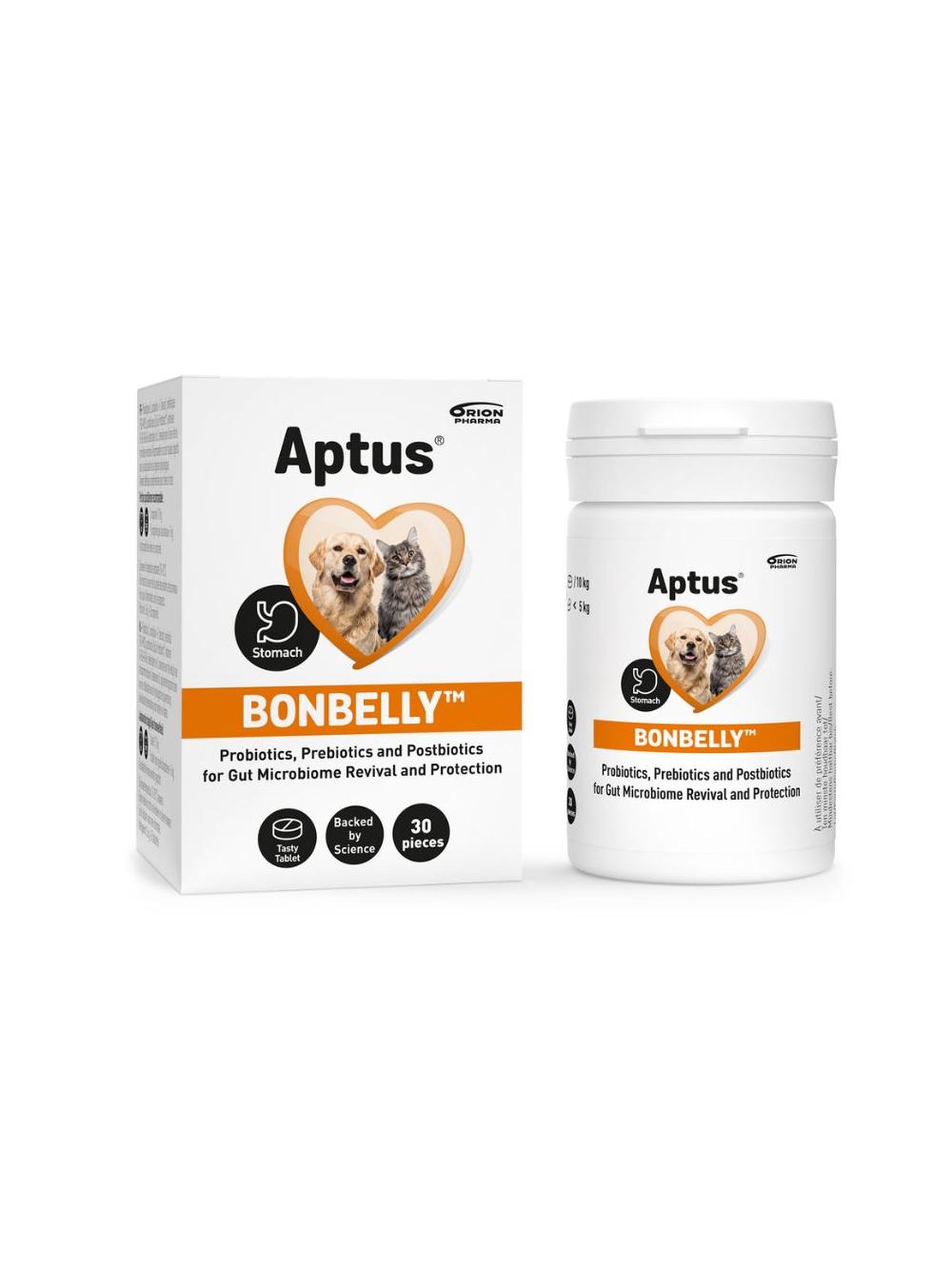 APTUS BONBELLY probiotyki, prebiotyki, postbiotyki i witaminy z grupy B 30tabl.