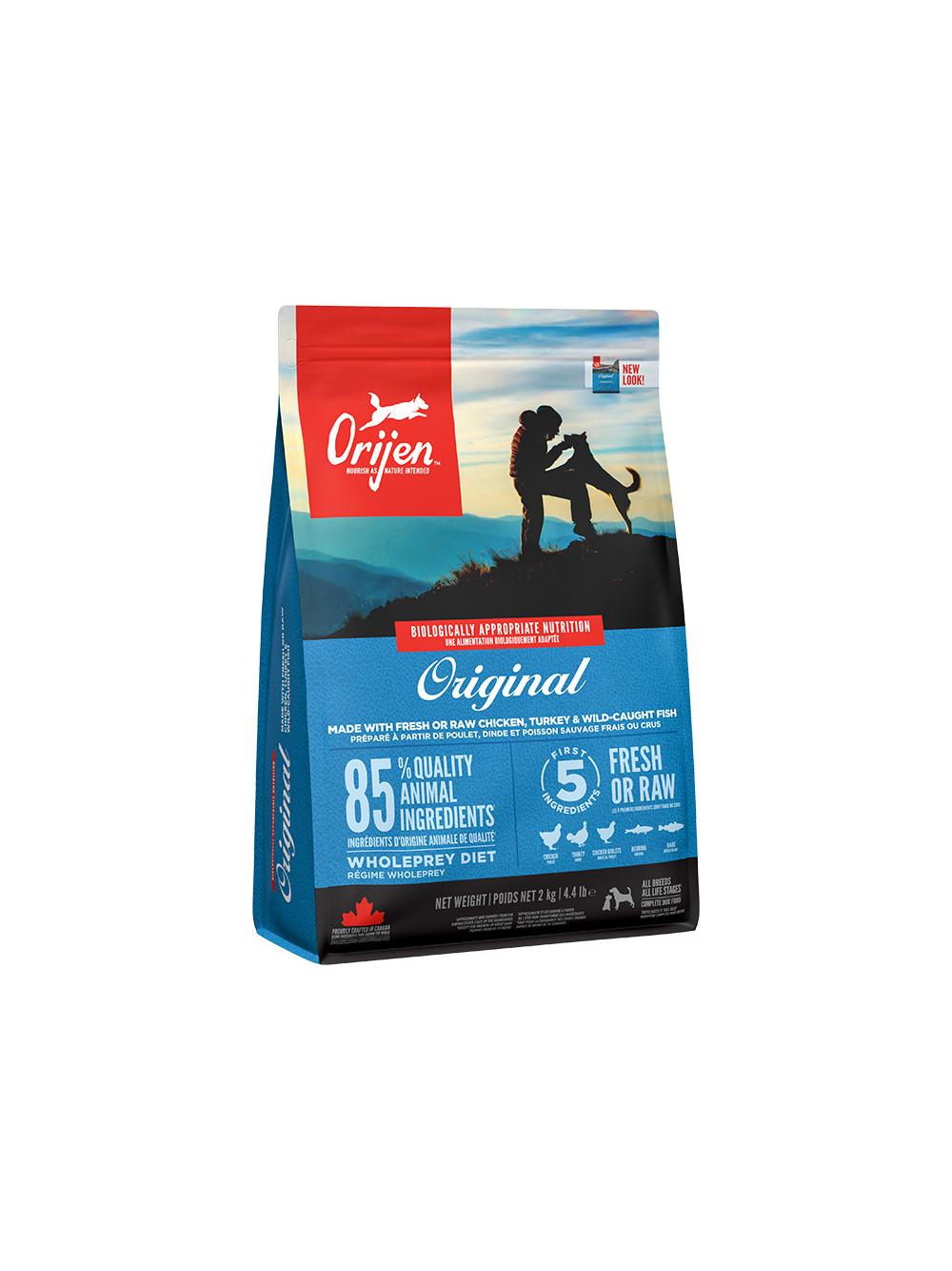 ORIJEN Original Dog 2kg + niespodzianka dla psa GRATIS!