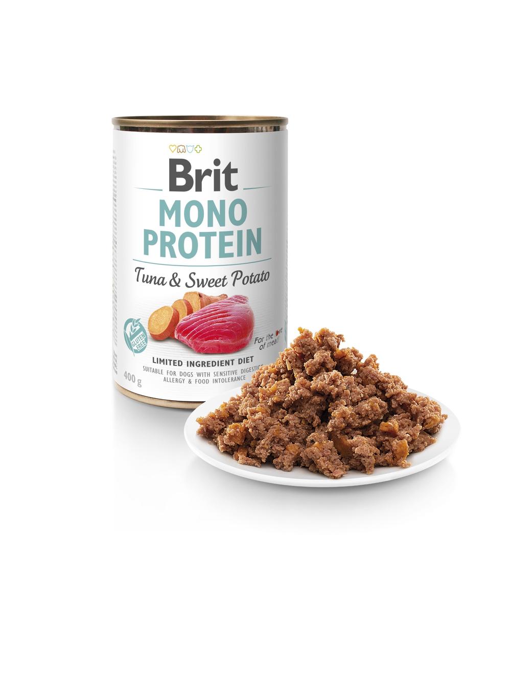 BRIT MONO PROTEIN TUNA & SWEET POTATO 400g