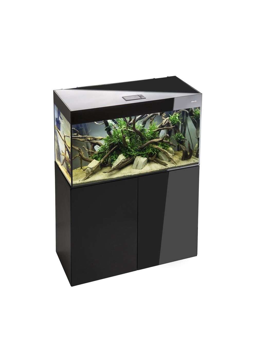 AQUAEL ZESTAW GLOSSY 100 D&N CZARNY + SZAFKA