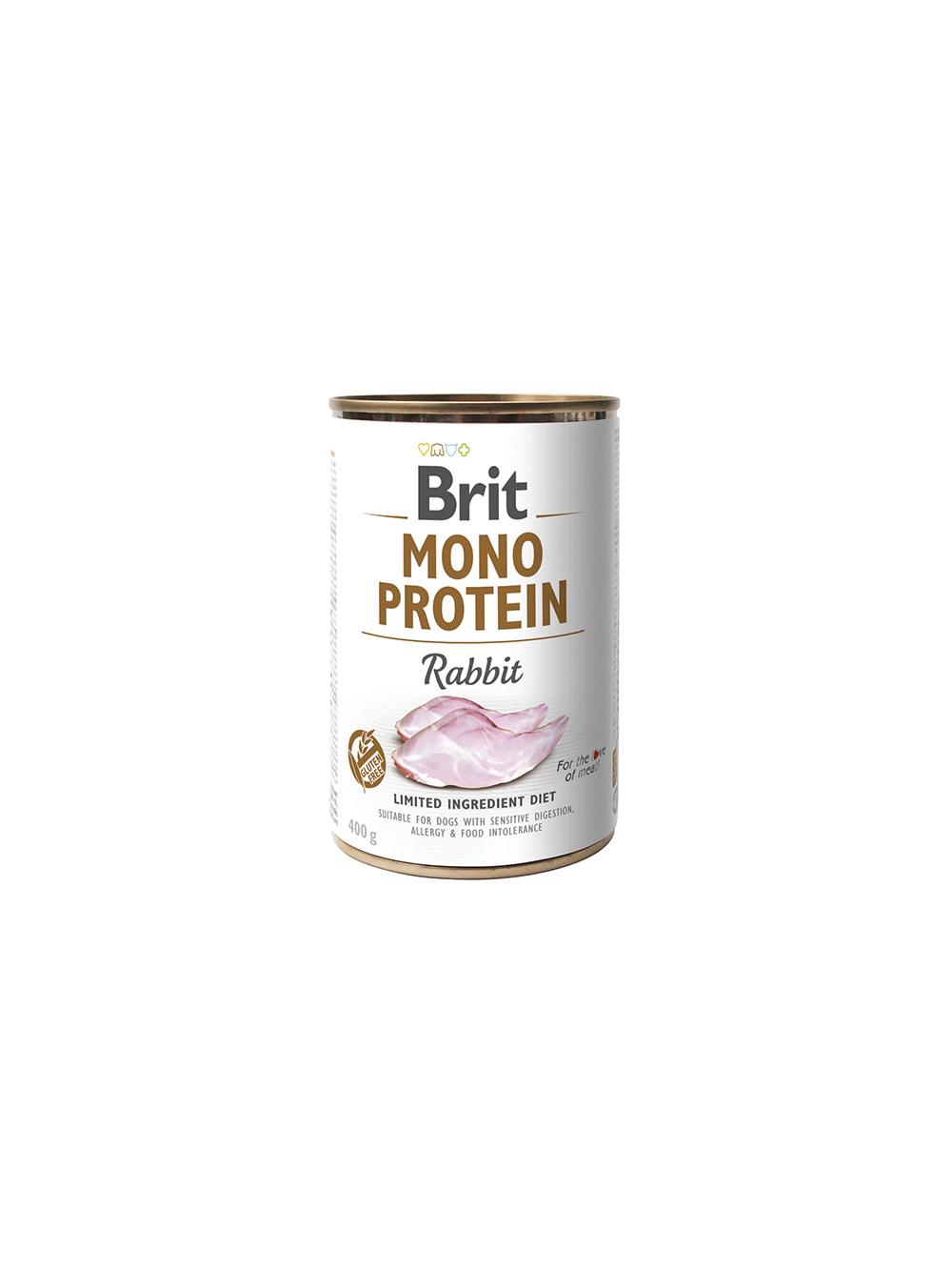 BRIT MONO PROTEIN RABBIT 18x400g