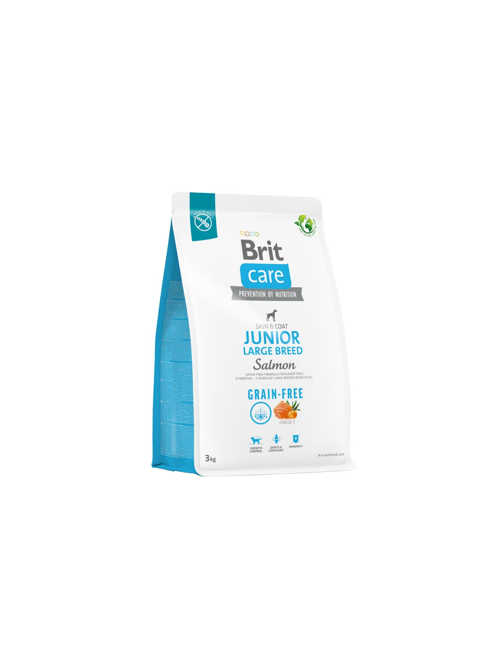 BRIT CARE Dog Grain-free Junior Large Breed Salmon 3kg