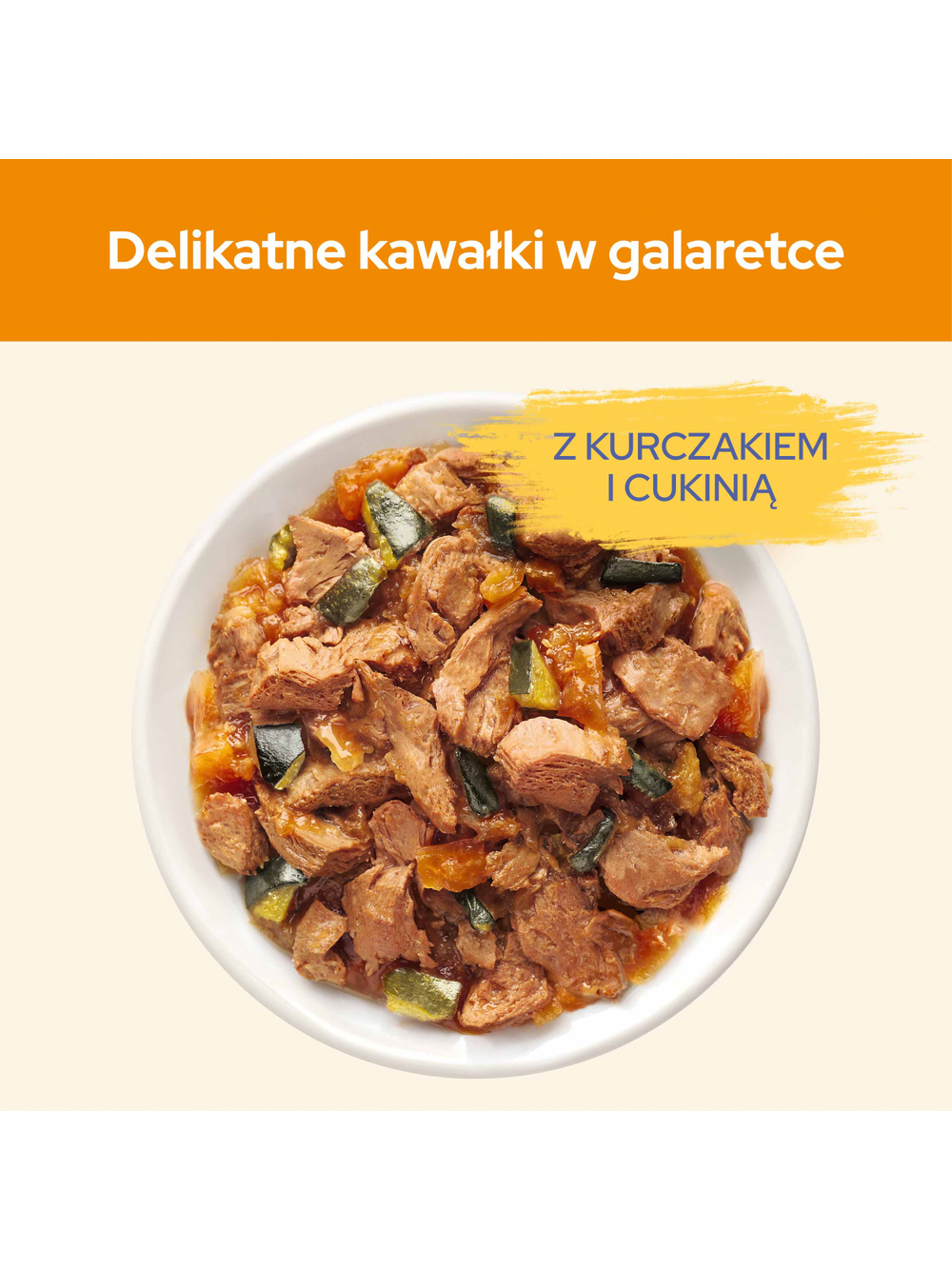 PURINA Cat Chow Adult Karma dla kotów z kurczakiem i cukinią w galaretce 10x85g (7+3 GRATIS)