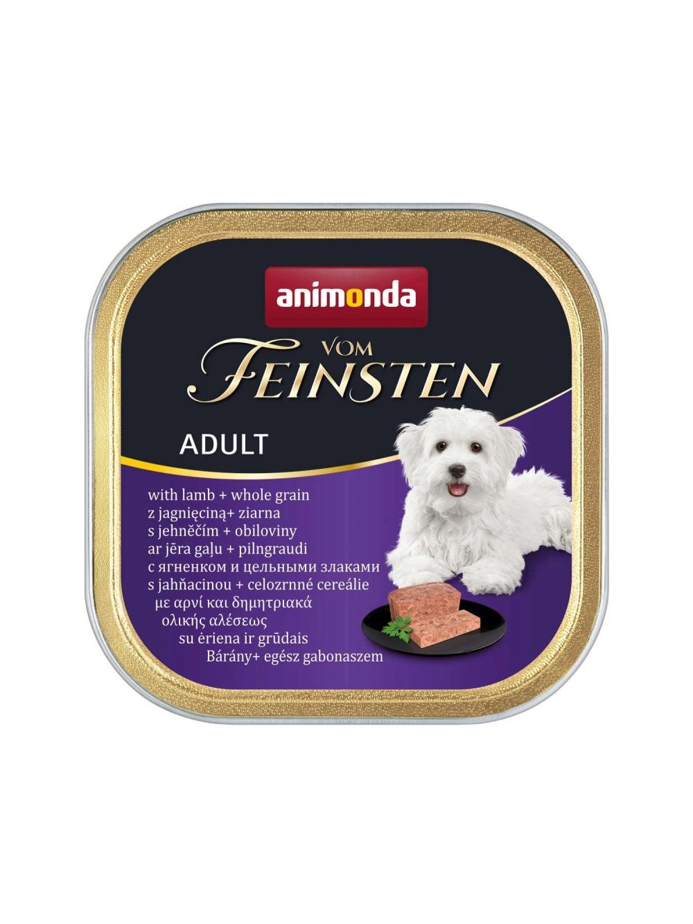 ANIMONDA Dog Vom Feinsten Adult smak: jagnięcina z pełnymi ziarnami 6 x 150g