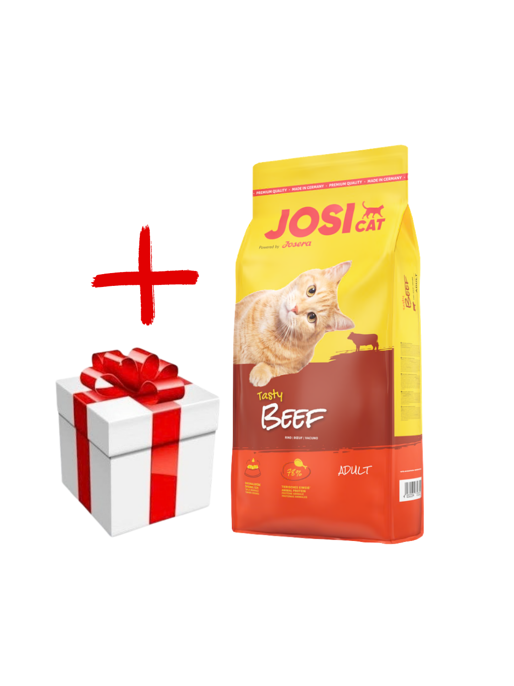 JOSERA JosiCat Tasty Beef 10kg + niespodzianka dla kota GRATIS!