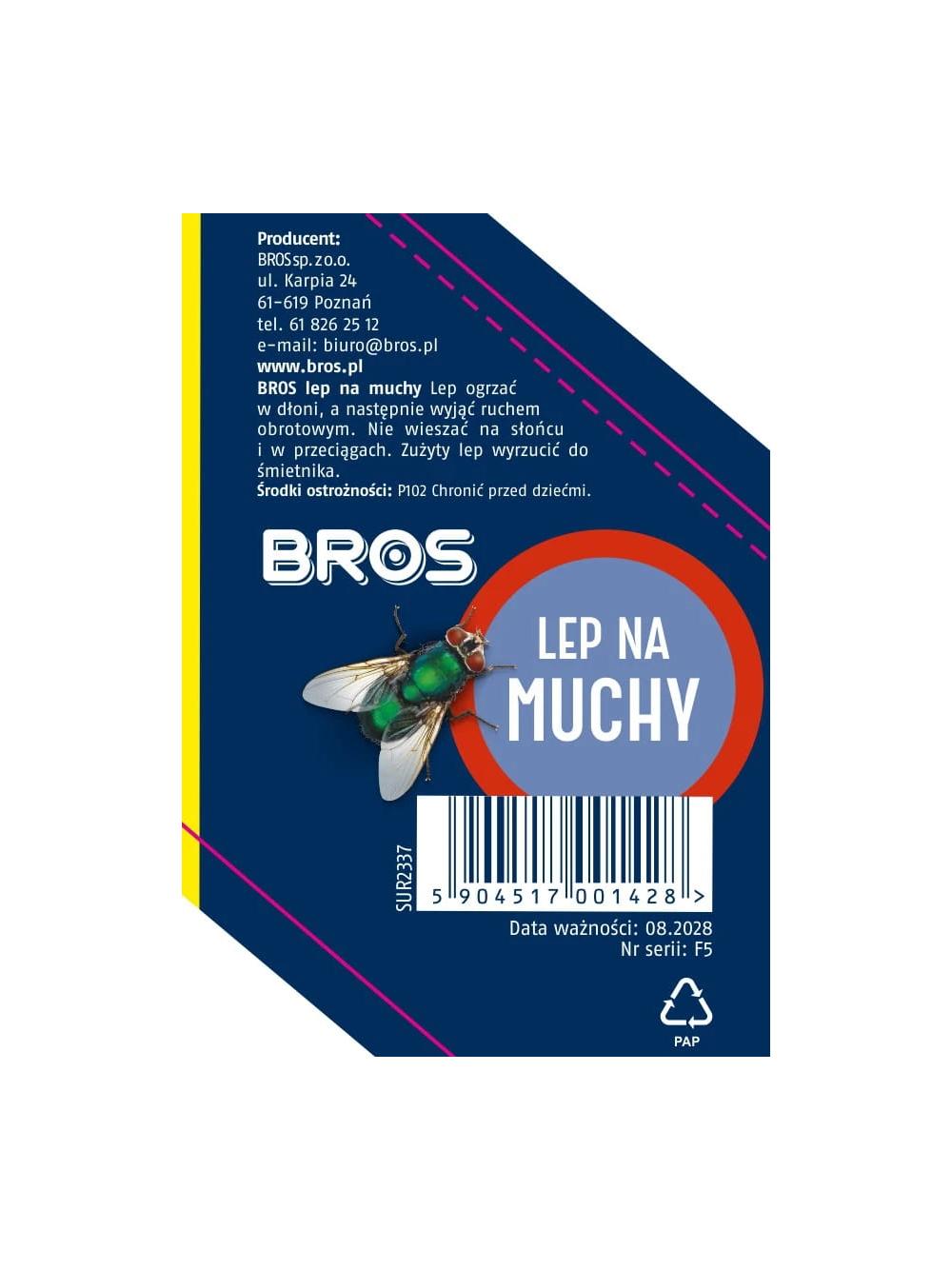 BROS Lep okrągły na muchy