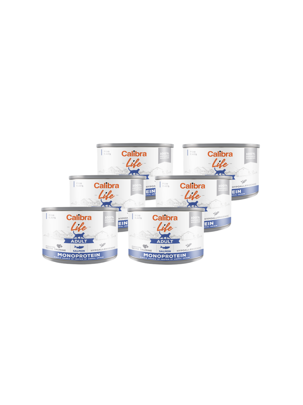 CALIBRA Cat Adult Life Salmon 6x200g