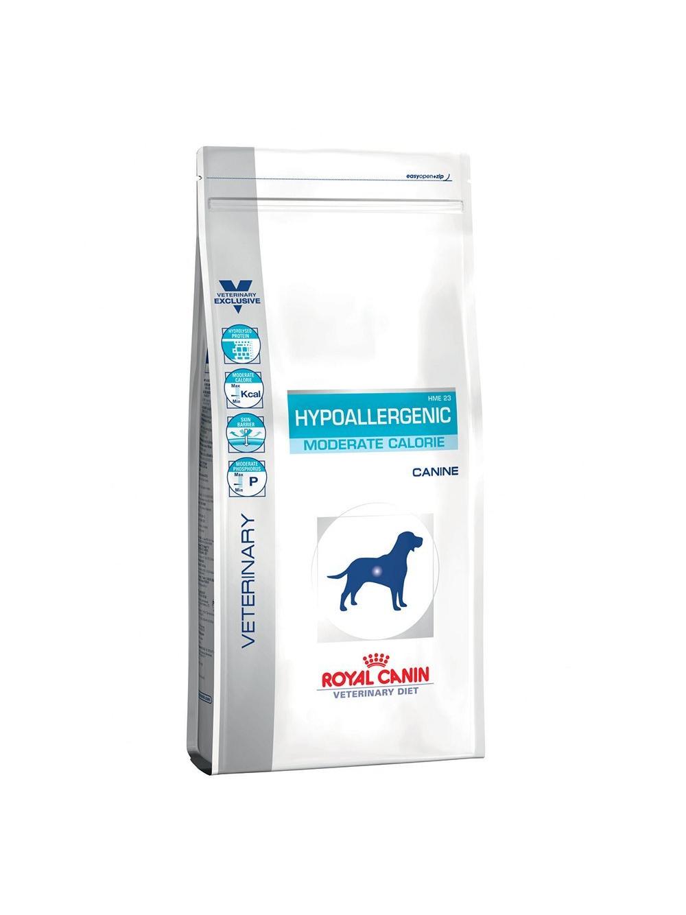 ROYAL CANIN Hypoallergenic Moderate Calorie HME23 14kg  + niespodzianka dla psa GRATIS!