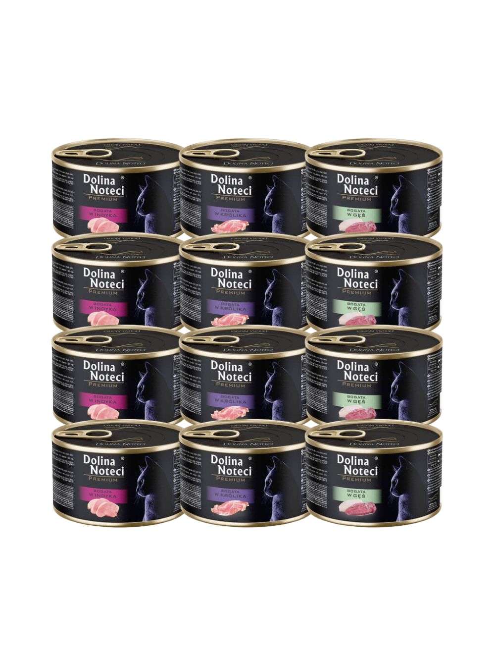 Dolina Noteci Premium  dla kota MIX SMAKÓW 12x185g