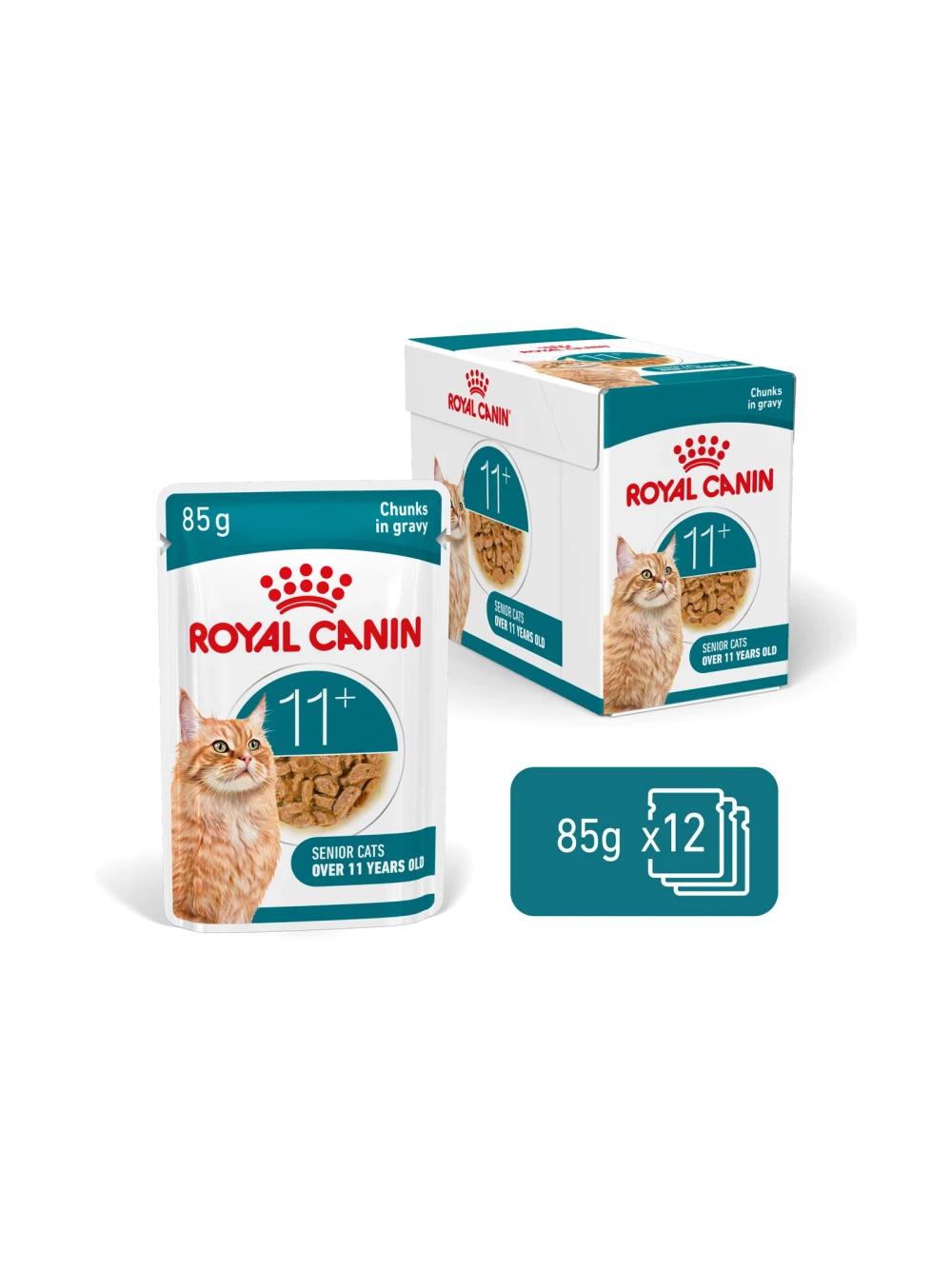 ROYAL CANIN mokra karma dla kotów, Senior Ageing 11+, sos12x85 g