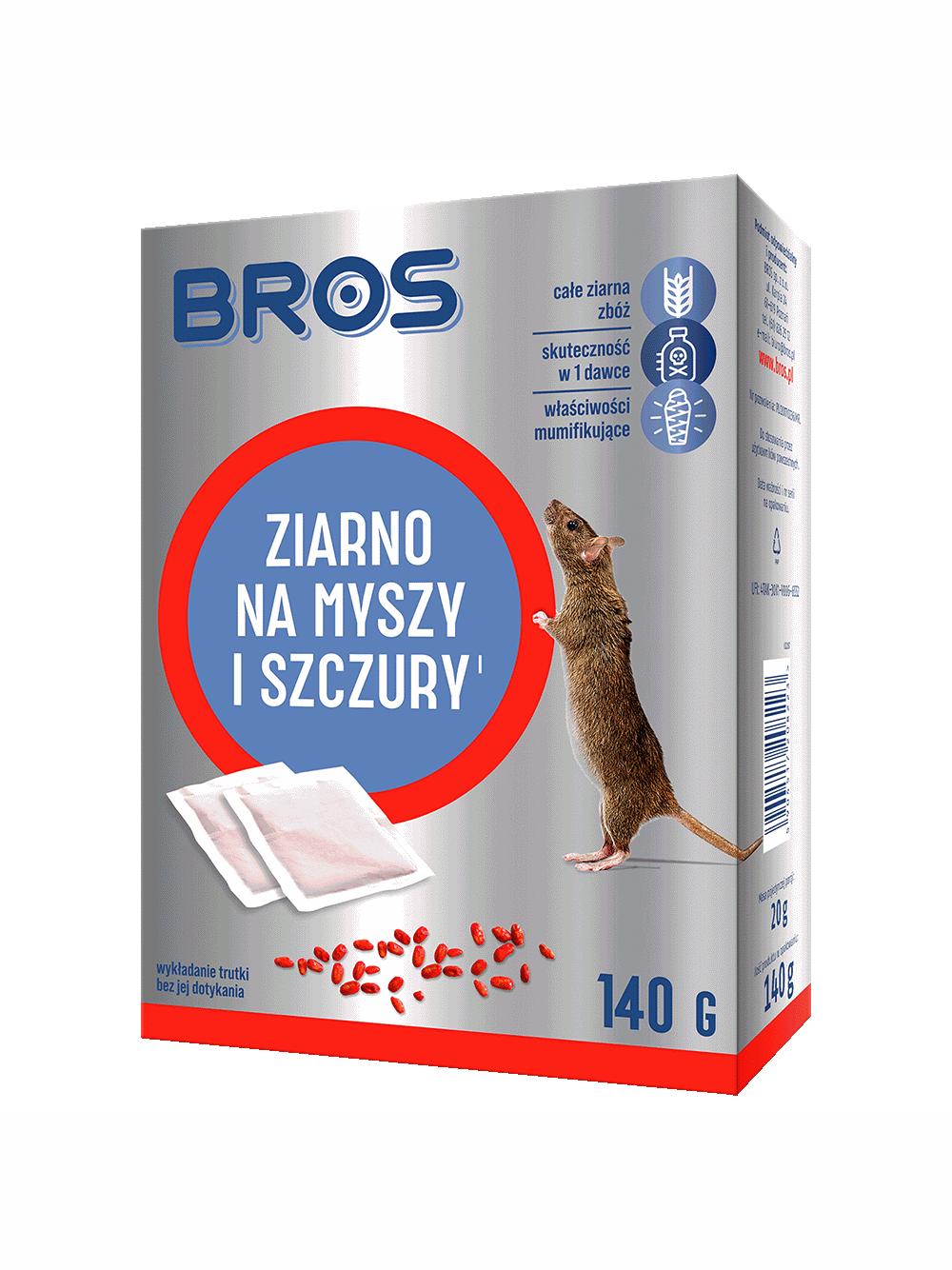 BROS - ziarno na myszy i szczury 140g