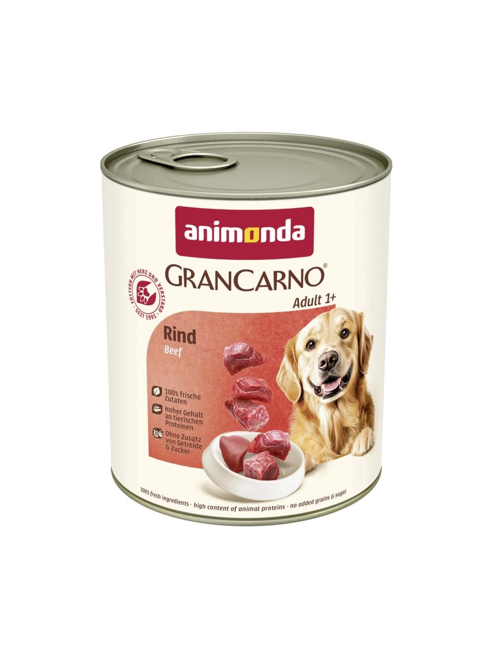 ANIMONDA GranCarno Adult Dog smak: Wołowina 6 x 800g