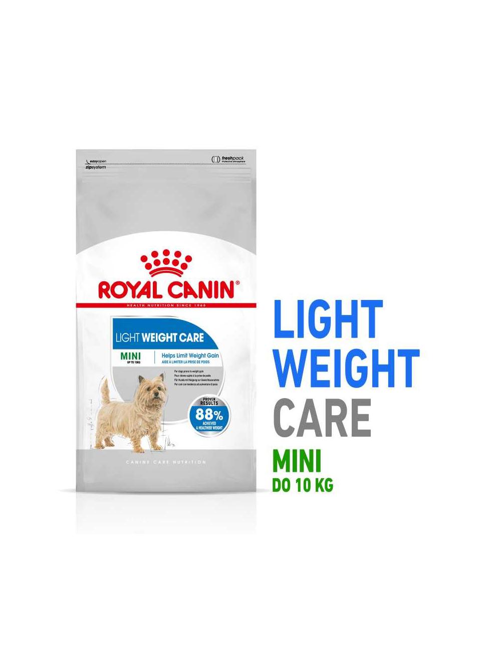 ROYAL CANIN CCN Mini Light Weight Care 3kg karma sucha dla psów dorosłych, ras małych z tendencją do nadwagi